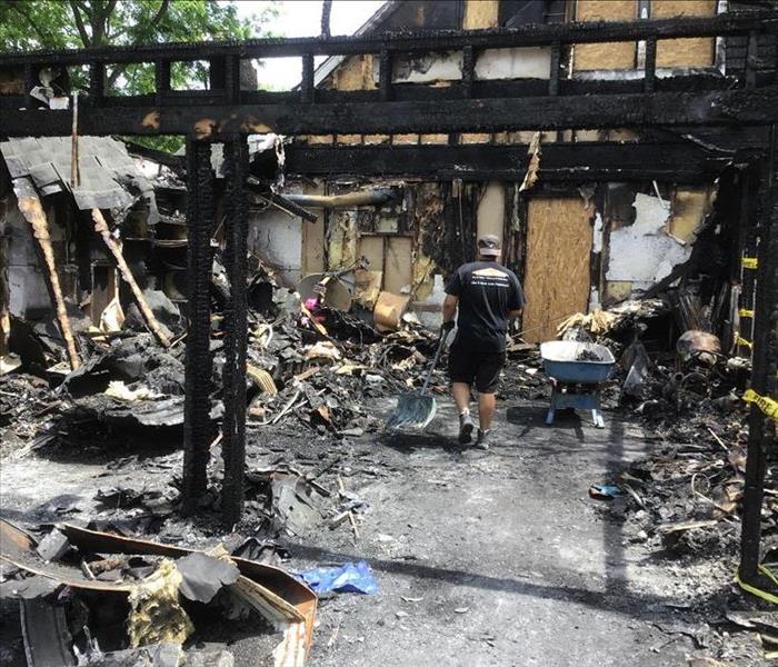 Severe damages after local home fire